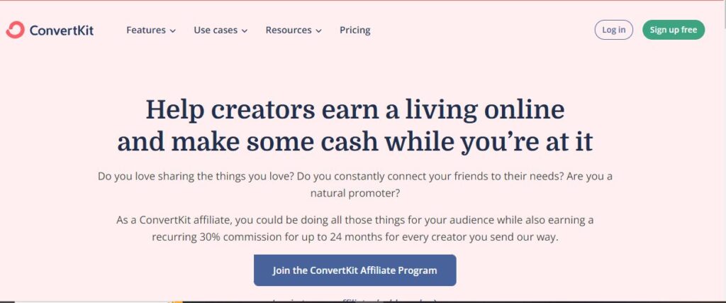 ConvertKit Affiliate Program