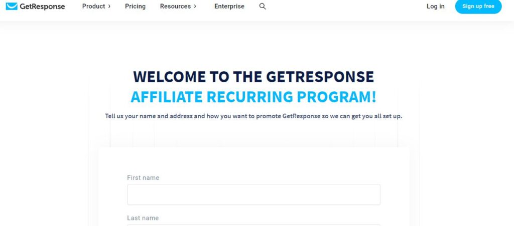 GetResponse Affiliate Program